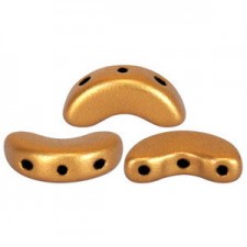 Les perles par Puca® Arcos beads Bronze gold mat 00030/01740